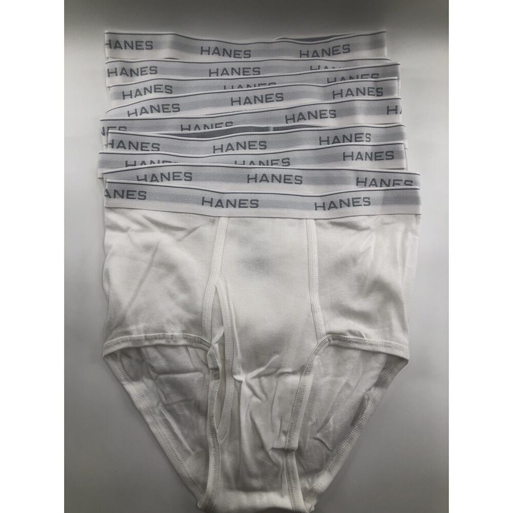 Hanes mens Ultimate Tagless 9-Pack Briefs W/Comfortflex Waistband White L *READ